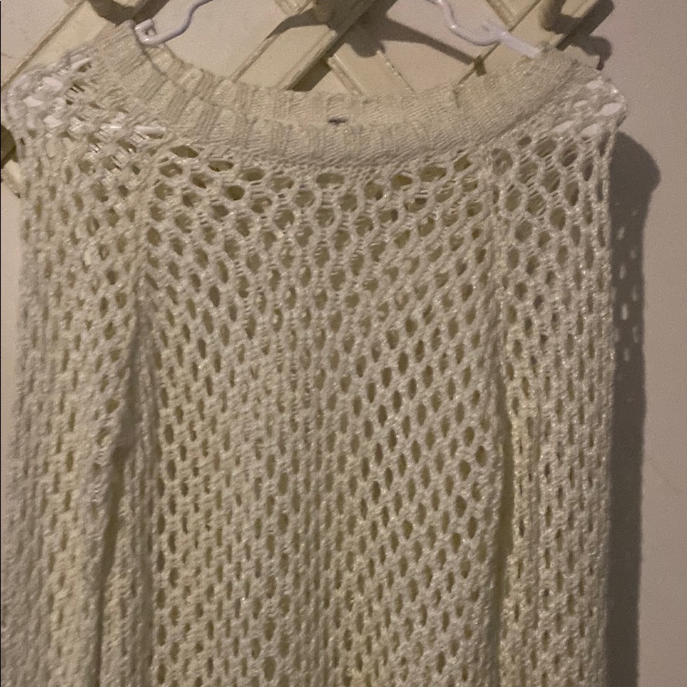 Soft Joie Crochet Summer Sweater - Picture 2 of 8